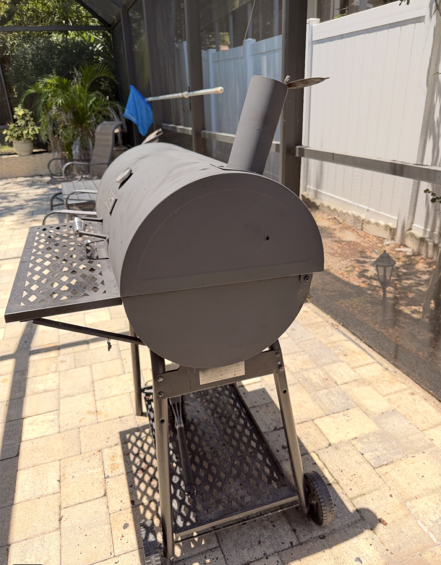Finished outdoor grill restoration and refresh by Flourish Home Services